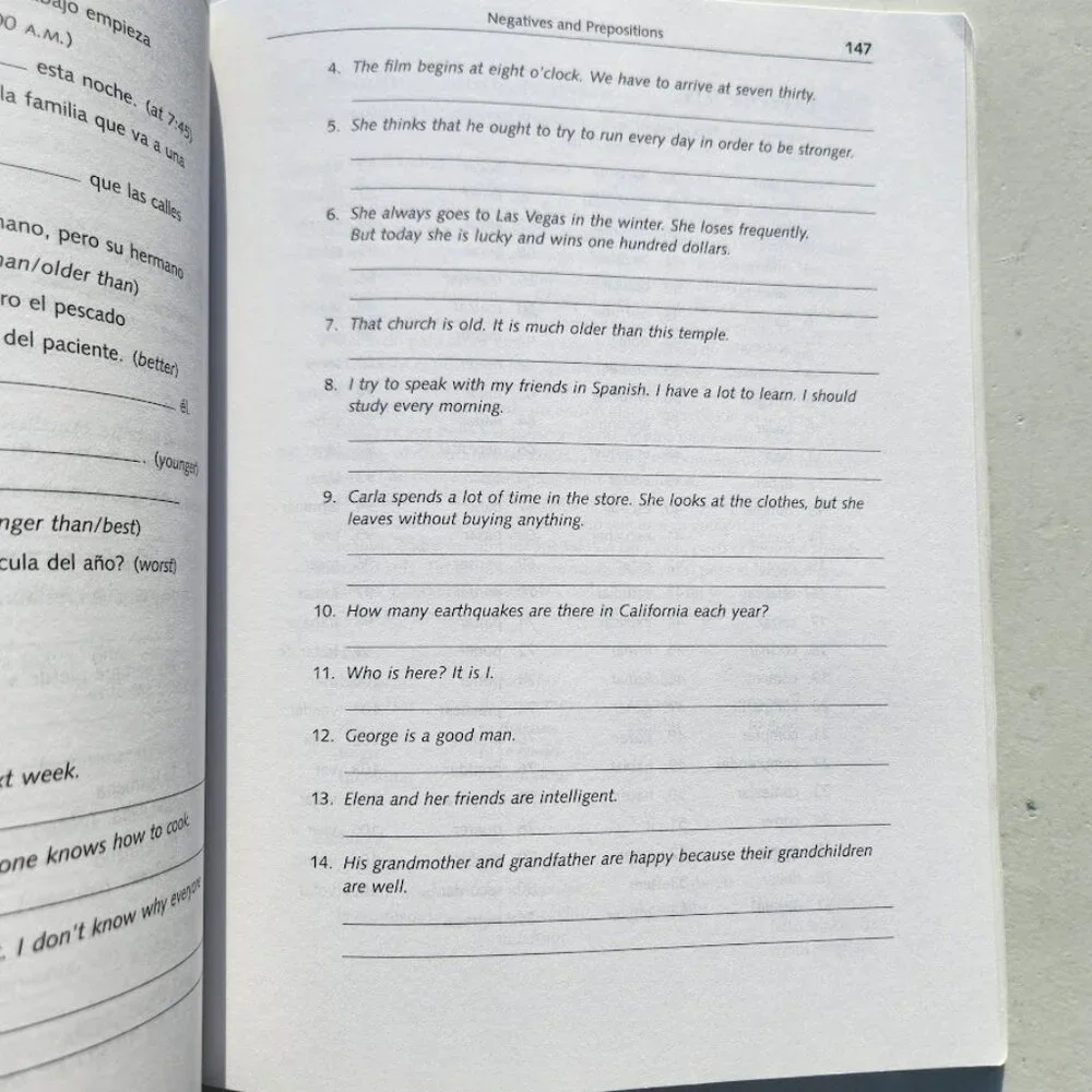 Learn Spanish Book Easy Spanish Step-By-Step Master High-frequency Grammar for S